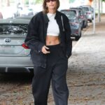 ¡Ab fabuloso!  Hailey Bieber exhibió sus tonificados abdominales mientras hacía mandados en Los Ángeles el viernes por la tarde