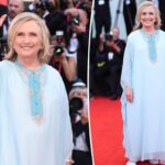 Hillary Clinton llega a la alfombra roja del Festival de Cine de Venecia 2022