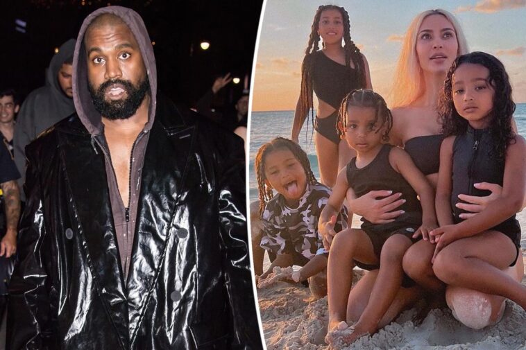 Kanye West admite que Kim Kardashian tiene hijos el '80 por ciento' del tiempo
