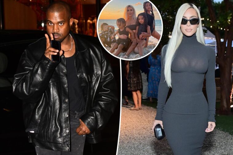 Kanye West tuvo una 'buena reunión' con Kim Kardashian sobre las escuelas de los niños