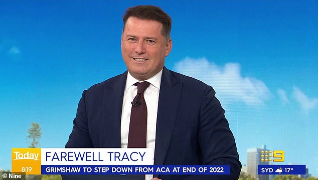 Karl Stefanovic se ha descartado a sí mismo para reemplazar a su ex mentora Tracy Grimshaw en A Current Affair.