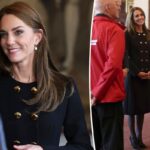 Kate Middleton usa un abrigo significativo después del funeral de la reina