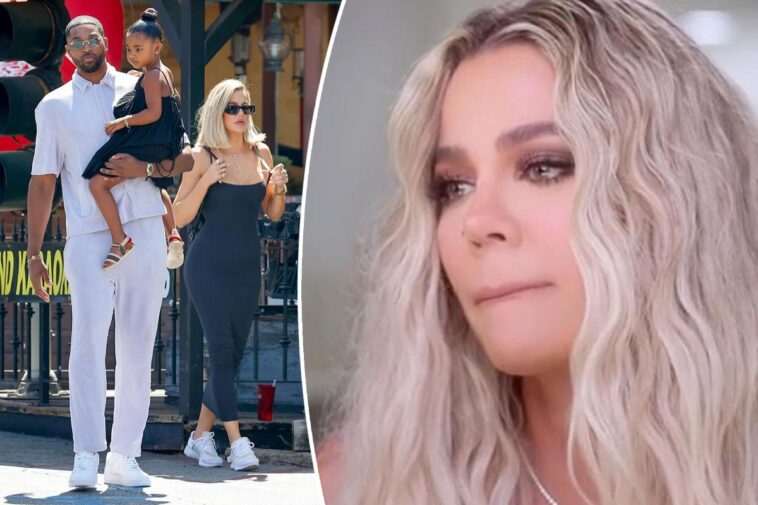 Khloé llora cuando la promoción de 'Kardashians' aborda la subrogación con Tristan