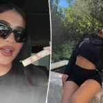 Kylie Jenner lacta sobre una camiseta mientras critica a los que odian TikTok