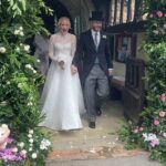 Hermione Underwood se ha casado en dos lujosas ceremonias en Inglaterra y España.  La directora ejecutiva de JSHealth Vitamins se casó con su nuevo esposo, un hombre privado conocido solo como Anthony, el martes.  Ambos en la foto