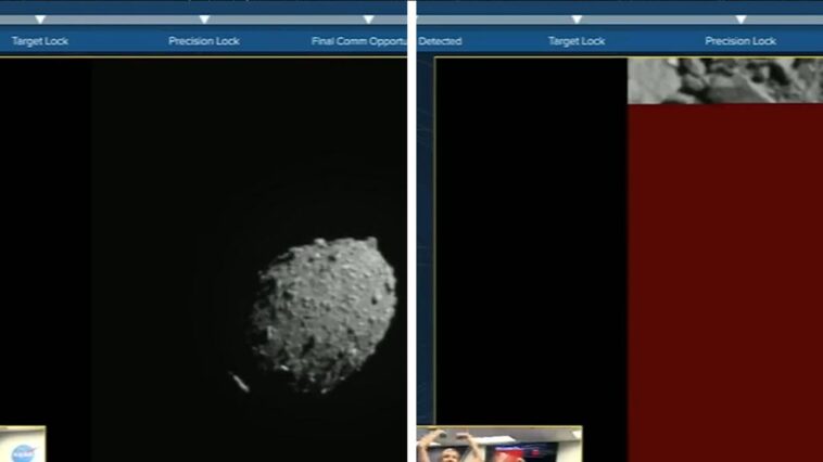 La misión DART de la NASA estrella una nave espacial contra un asteroide en una prueba para defender la Tierra