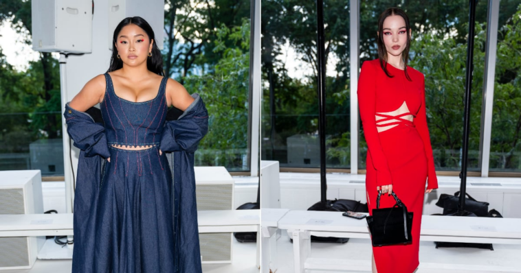 Lana Condor y Dove Cameron deslumbraron con corsés y vestidos recortados en Prabal Gurung