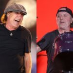 Lars Ulrich de Metallica y Brian Johnson de AC/DC unen fuerzas en concierto tributo a Taylor Hawkins