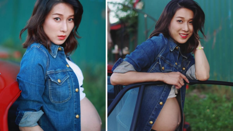 Linda Chung, de 38 años, muestra un bulto de bebé en hermosas fotos de maternidad