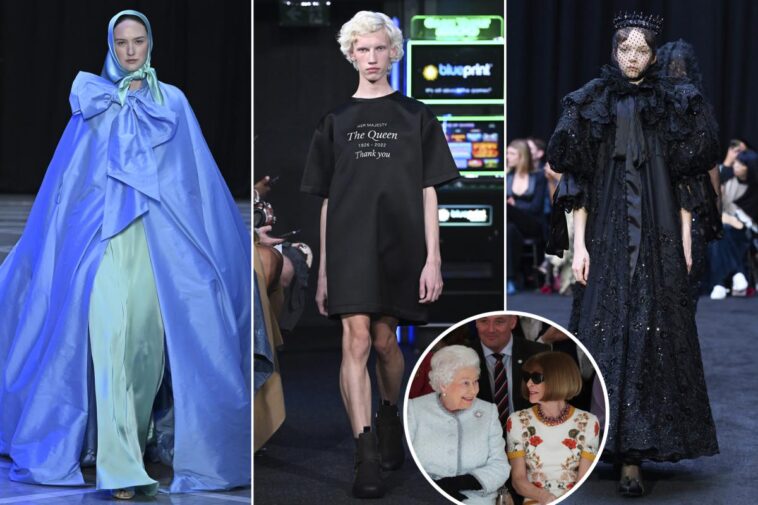 Los diseñadores rinden homenaje a la reina Isabel II en la Semana de la Moda de Londres