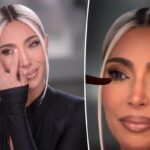 Los fans se preguntan si los editores de 'Kardashians' le dieron a Kim una lágrima falsa