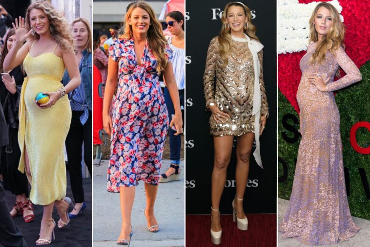 Los momentos de embarazo más elegantes de Blake Lively: fotos