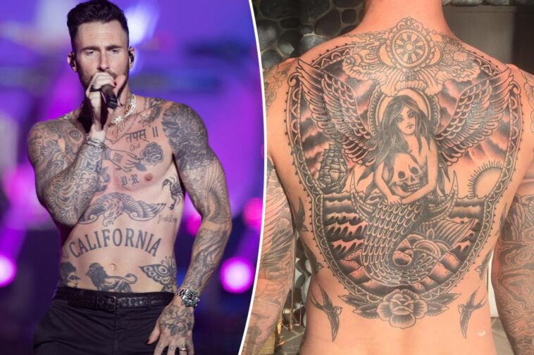 Los tatuajes más famosos de Adam Levine y su significado