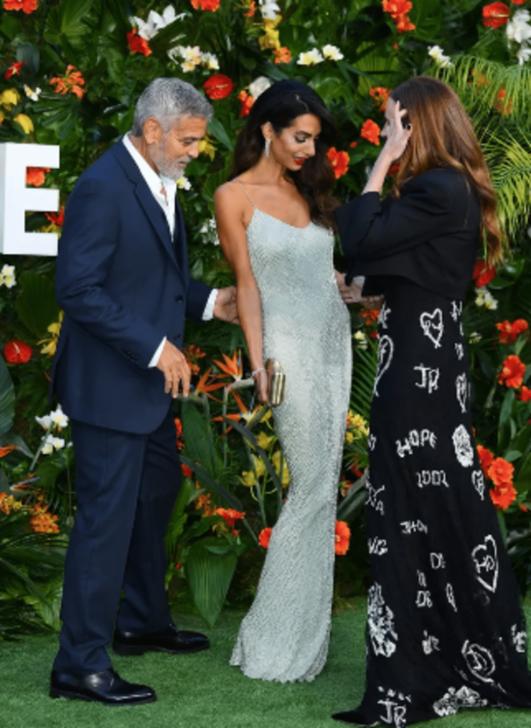 Para el estreno de Ticket to Paradise, George y Amal Clooney se visten para impresionar
