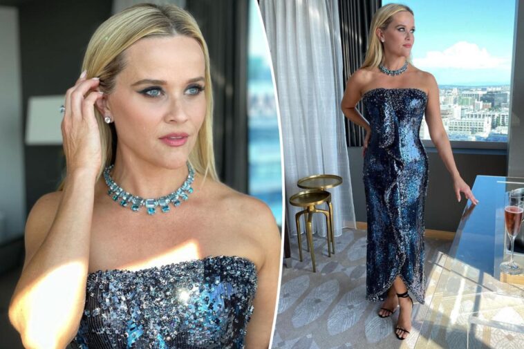 Reese Witherspoon usó impresionantes joyas de Tiffany para los Emmy 2022