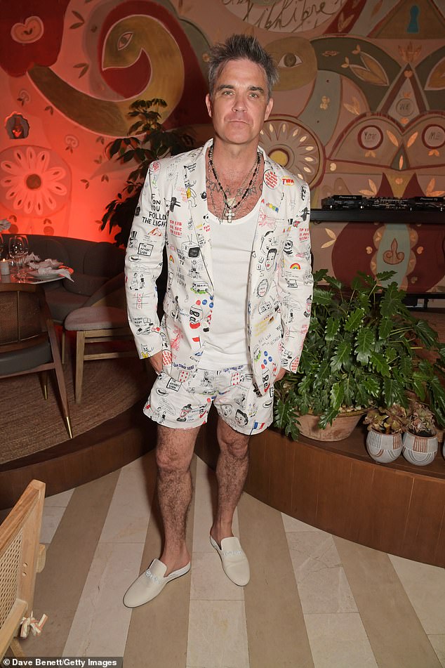 Luchas: Robbie Williams ha admitido que encontró