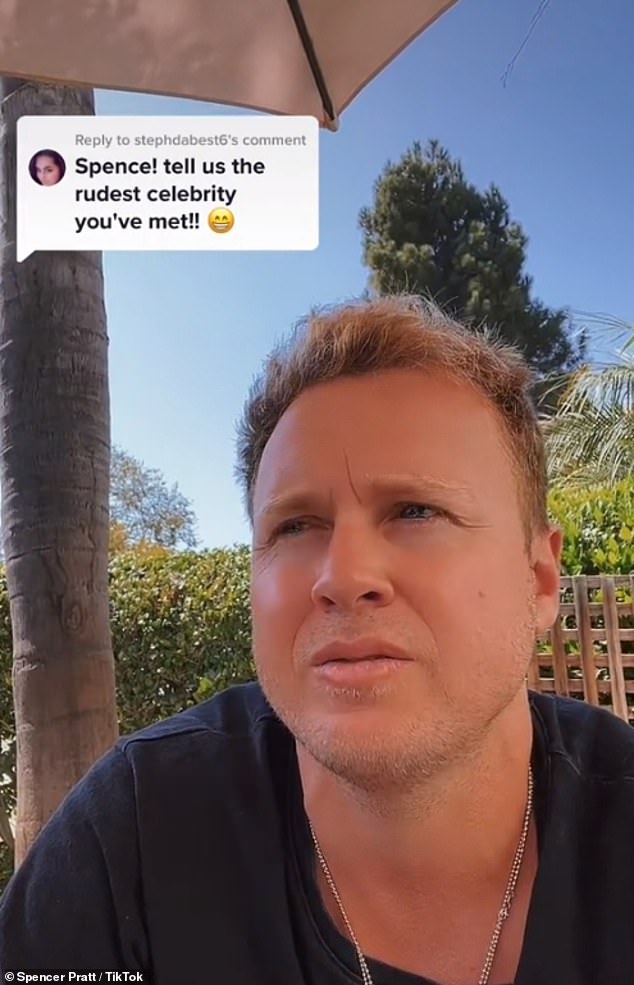 ¡Ay!  Spencer Pratt se refirió a Lisa Kudrow como