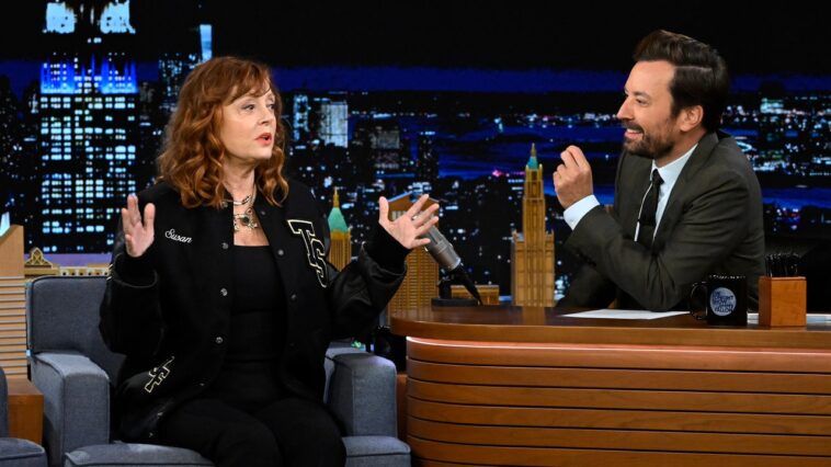 Susan Sarandon acaba de decirle a Jimmy Fallon que es 'bi'