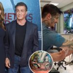 Sylvester Stallone cubre el segundo tatuaje de su esposa Jennifer Flavin