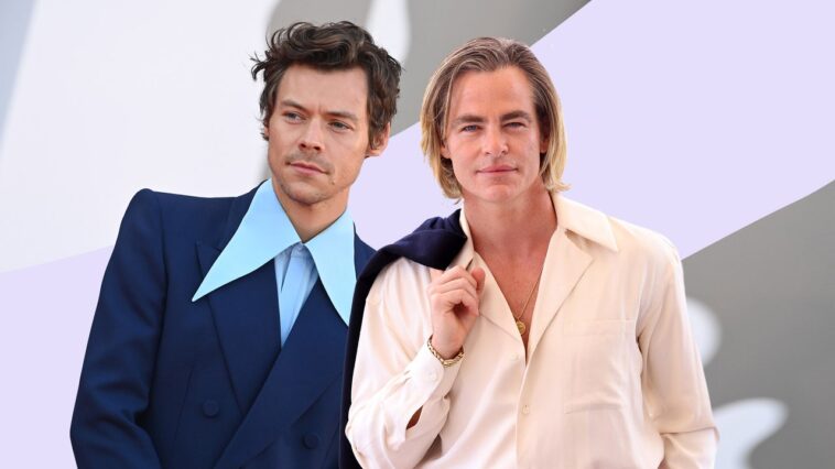 Twitter cree que Harry Styles escupió en el regazo de Chris Pine en el estreno de Don't Worry Darling