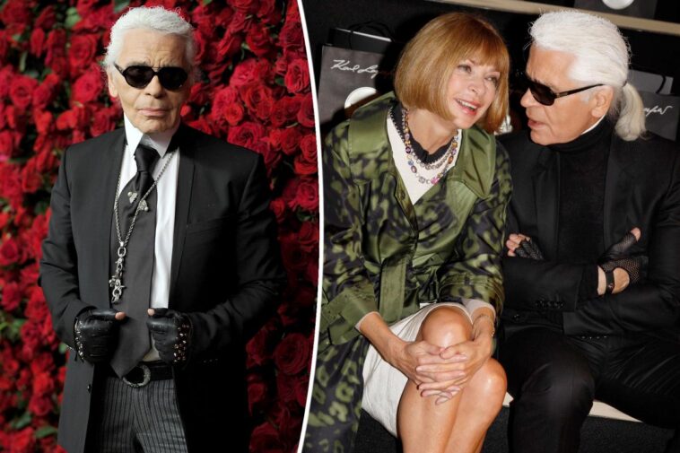 Un homenaje al difunto Karl Lagerfeld