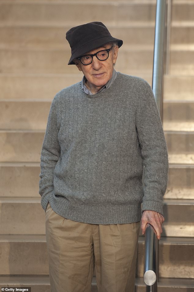 El final: Woody Allen anunció el domingo que se retirará del cine después de completar su película número 50;  visto en 2019 en San Sebastián, España