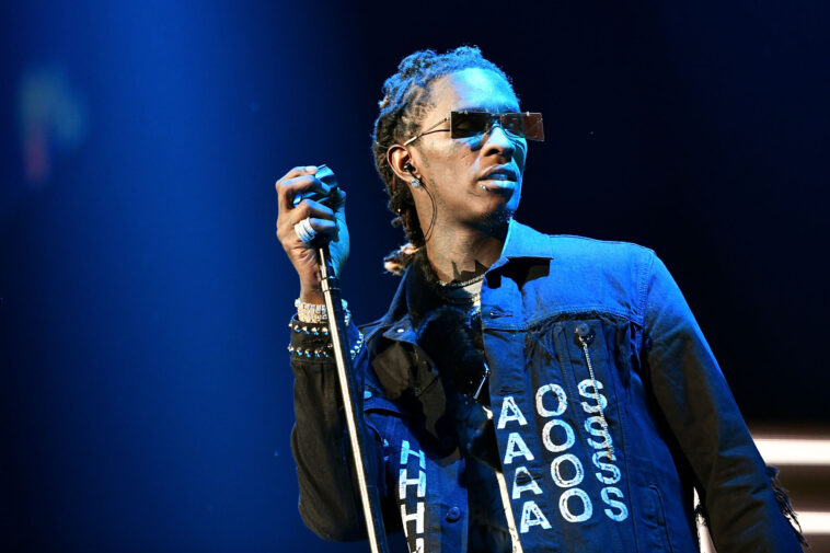 Young Thug envió un tweet 'inocente' a Michael Phelps.  Los fiscales lo usaron en su contra