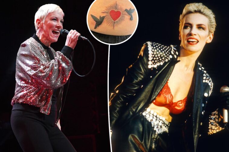 Annie Lennox estrena su primer tatuaje a los 67 años