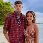 Antoni Topic, de 30 años, de Heartbreak Island, les ha dado a los fanáticos una actualización sobre su relación con Aleisha Murray después de quedar en segundo lugar en el programa de citas de Channel Seven.  Ambos en la foto