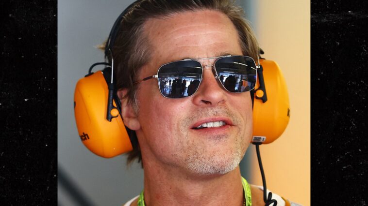 Brad Pitt asiste al Gran Premio de Estados Unidos de Fórmula 1 en Texas