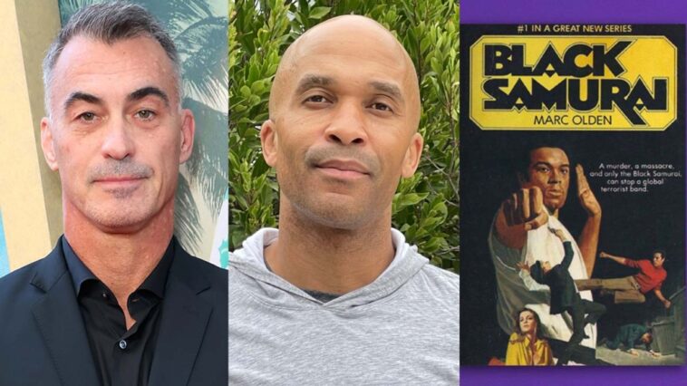 Chad Stahelski, la escritora de 'Raising Dion', Leigh Dana Jackson, abordan la película 'Black Samurai' para Netflix