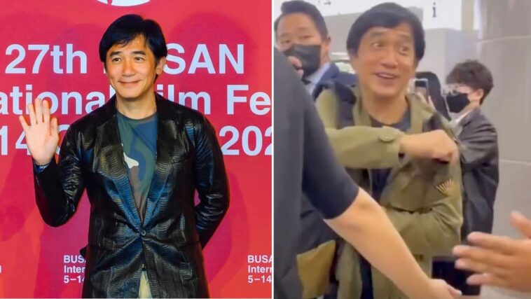 El asistente de Tony Leung criticado por acortar su mini reunión de fans en el aeropuerto de Busan