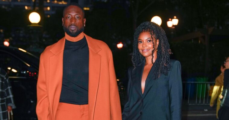 Gabrielle Union y Dwyane Wade combinaron en trajes afilados mientras estaban en Nueva York