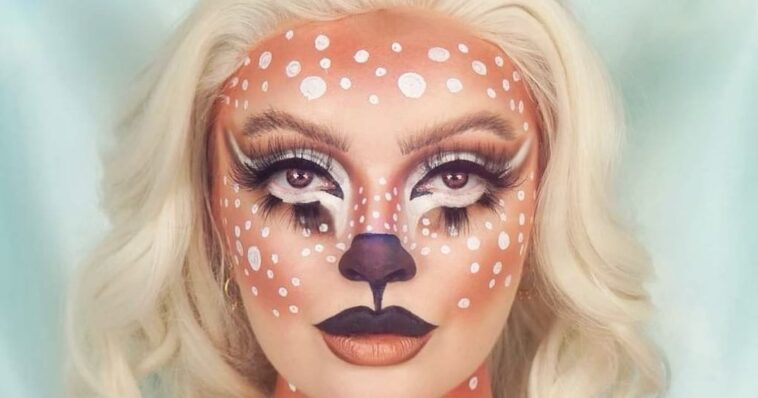 Ideas de maquillaje de venado para un disfraz de Halloween fácil