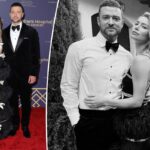 Jessica Biel rockea plumas para cita con Justin Timberlake