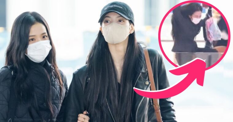Jisoo de BLACKPINK llama la atención por recrear uno de sus momentos virales icónicos en el aeropuerto de Incheon, y Lisa quería unirse a ella
