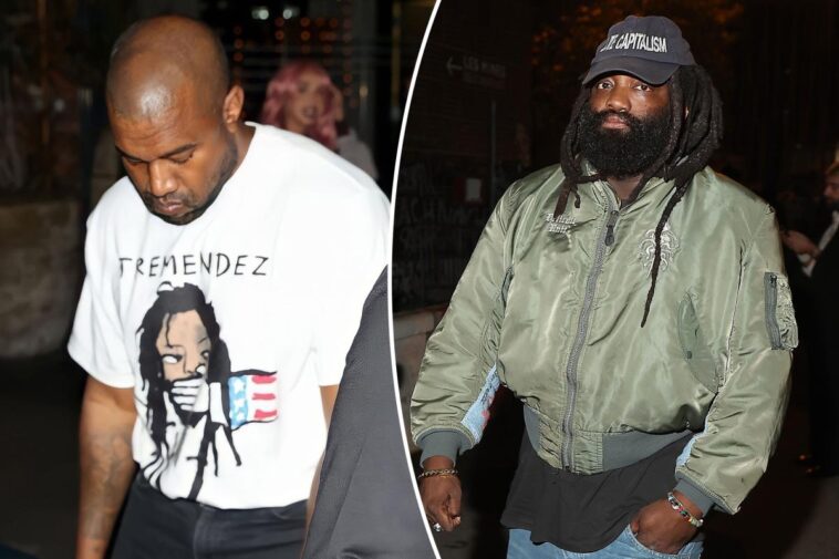 Kanye West golpea a Tremaine Emory de Supreme con una camiseta