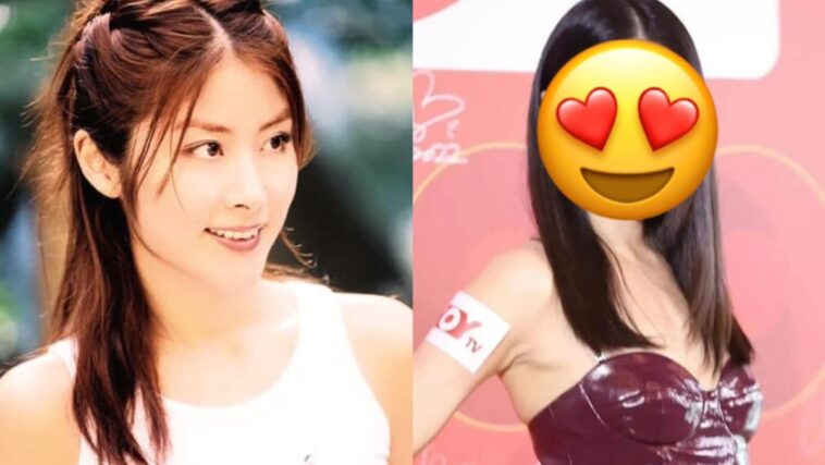 Kelly Chen aturde con un vestido rojo escotado;  Los internautas preguntan "¿Cómo es ella 50?"