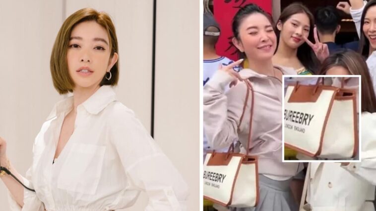 La actriz taiwanesa Sharon Hsu, que vive en una mansión con un inodoro de 5.900 dólares singapurenses, se disculpa por usar un bolso Burberry falso