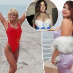 La estrella de 'Baywatch' Donna D'Errico, de 54 años, aturde con lencería de encaje