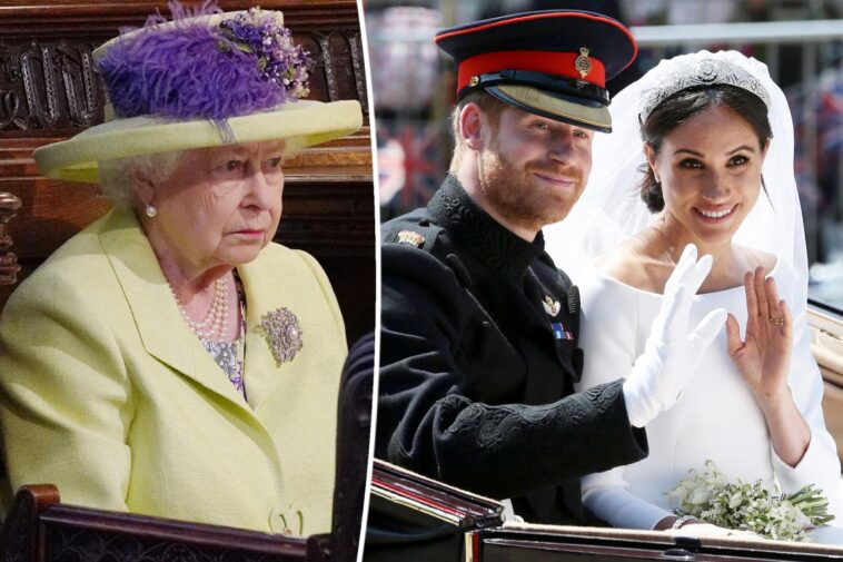 La reina negó la escandalosa tiara de la boda de Meghan Markle: informe
