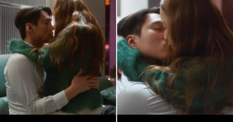 la sensual escena del beso de la actriz park min young con su coprotagonista de «love in contract»