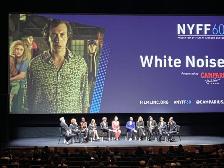 Noah Baumbach agradece a NYFF por su carrera cinematográfica mientras 'White Noise' abre el festival y dice que "rescató mi primera película 'Kicking and Screaming' directamente al montón de videos"