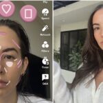 Probé el filtro viral de la forma de la cara que te muestra cómo maquillarte