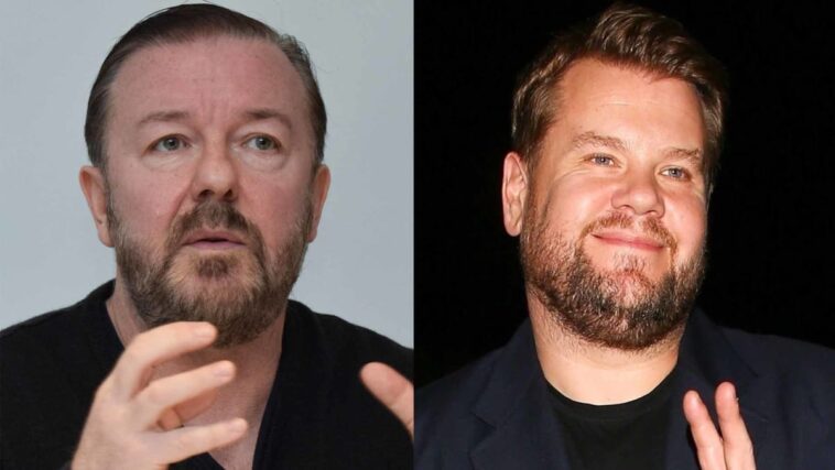 Ricky Gervais se burla de la prohibición de restaurantes de James Corden al compartir el video "La peor cena de la historia" en Twitter