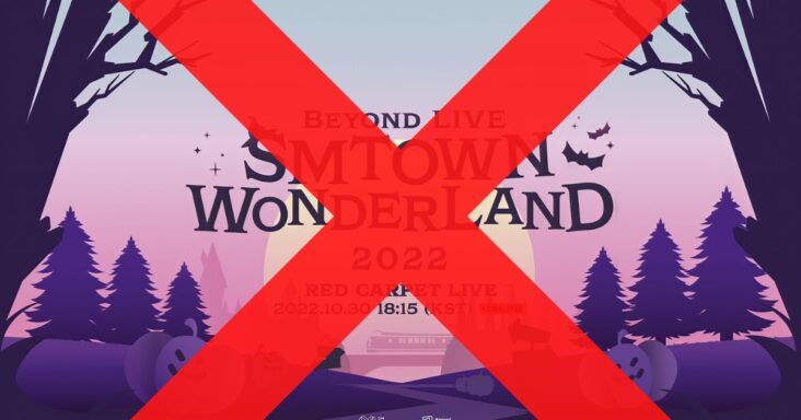 «smtown wonderland 2022» se cancelará debido a la emergencia de halloween de itaewon