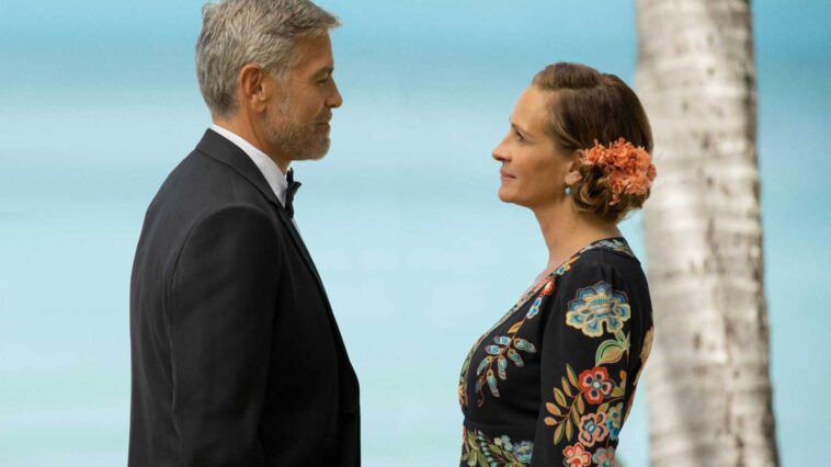 ¿George Clooney?  ¿Julia Roberts?  ¿Una comedia romántica?  'Ticket to Paradise' no es una película, es una máquina del tiempo