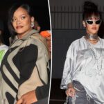 ¿Rihanna insinuó el nombre de su bebé con su collar?