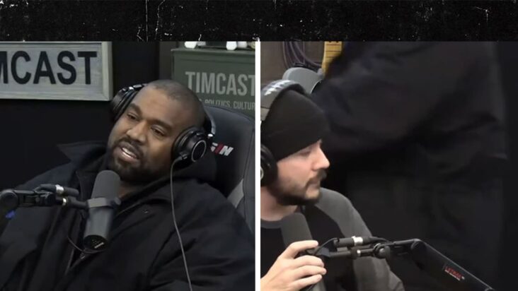 kanye west sale de una entrevista de podcast después de un rechazo al antisemitismo