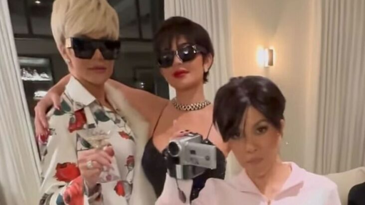 las hermanas kardashian-jenner se disfrazaron de kris jenner para su cumpleaños número 67: vea las fotos y los videos